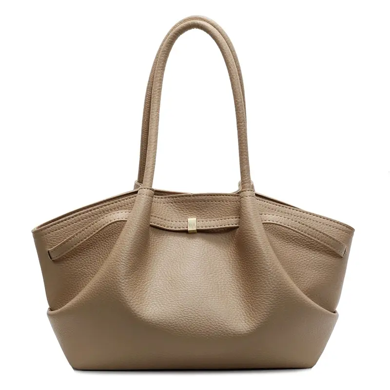 Brown Pleated Shoulder Bag for Women 2025 - Image 10