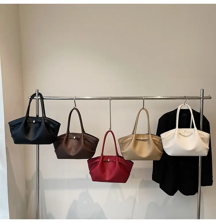 Brown Pleated Shoulder Bag for Women 2025 — feature 14