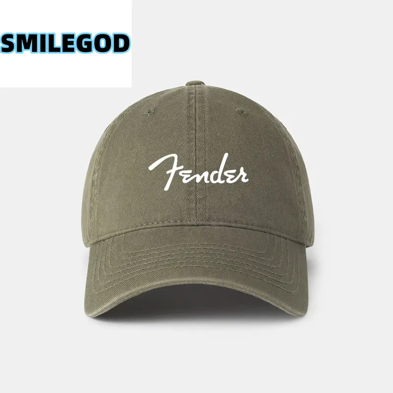 Fender Electric Guitar Hat Black Unisex Sunshade Cap - Image 40
