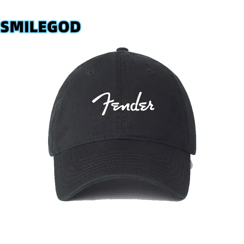 Fender Electric Guitar Hat Black Unisex Sunshade Cap - Image 41