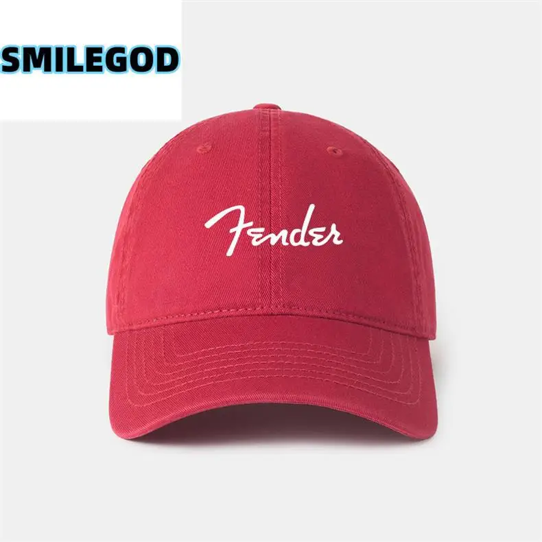 Fender Electric Guitar Hat Black Unisex Sunshade Cap — feature 3