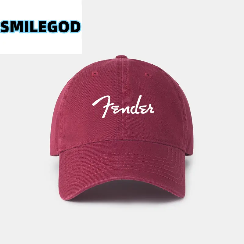 Fender Electric Guitar Hat Black Unisex Sunshade Cap - Image 10