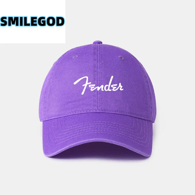Fender Electric Guitar Hat Black Unisex Sunshade Cap - Image 12