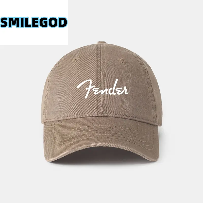 Fender Electric Guitar Hat Black Unisex Sunshade Cap - Image 13