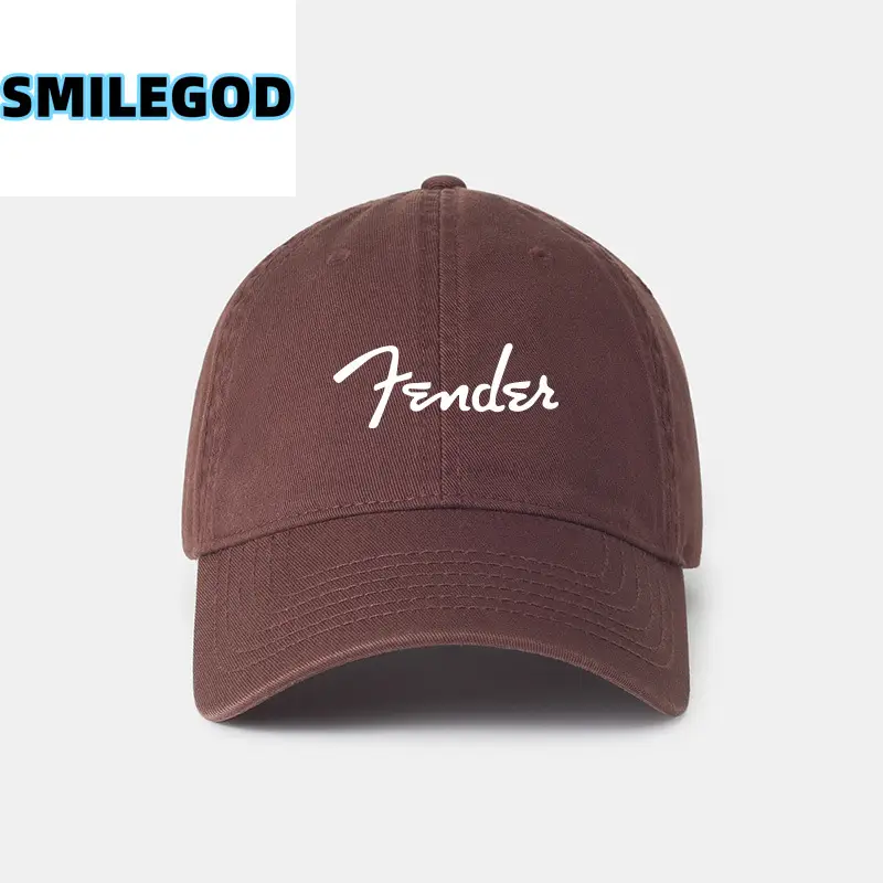 Fender Electric Guitar Hat Black Unisex Sunshade Cap - Image 15