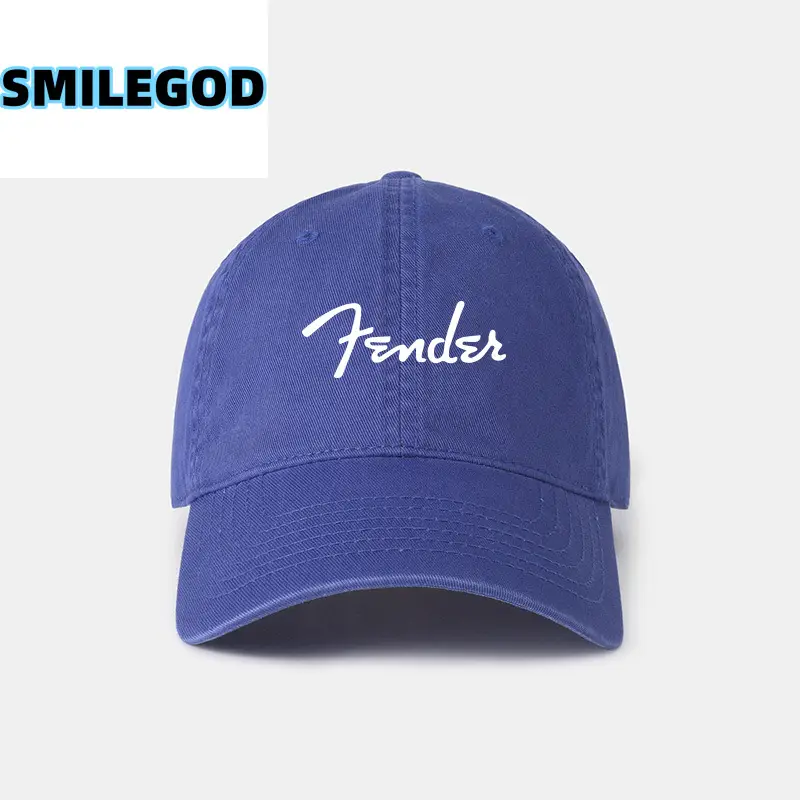 Fender Electric Guitar Hat Black Unisex Sunshade Cap - Image 16