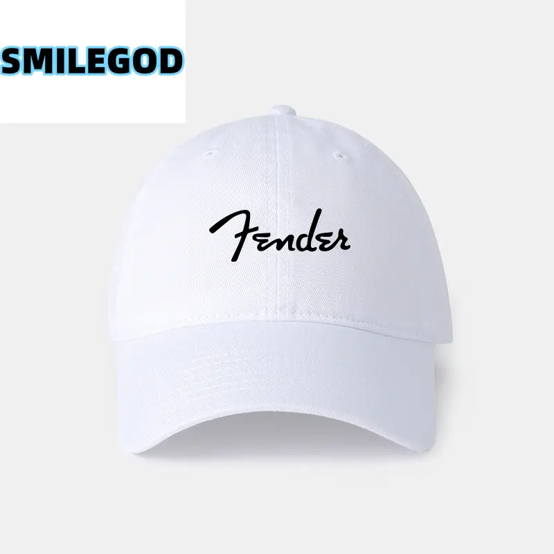 Fender Electric Guitar Hat Black Unisex Sunshade Cap - Image 2