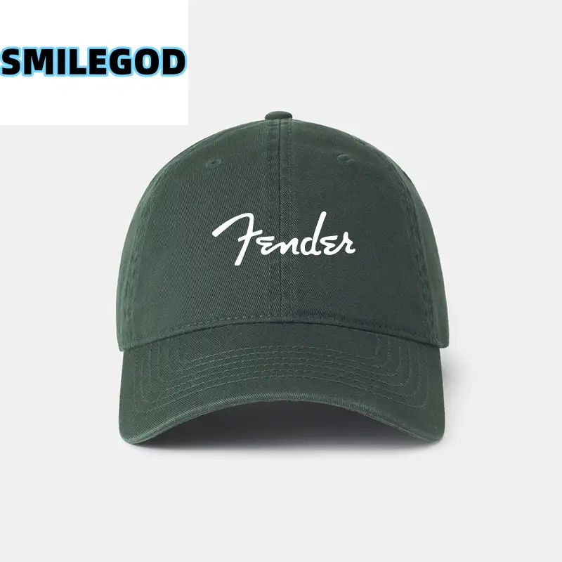 Fender Electric Guitar Hat Black Unisex Sunshade Cap - Image 21