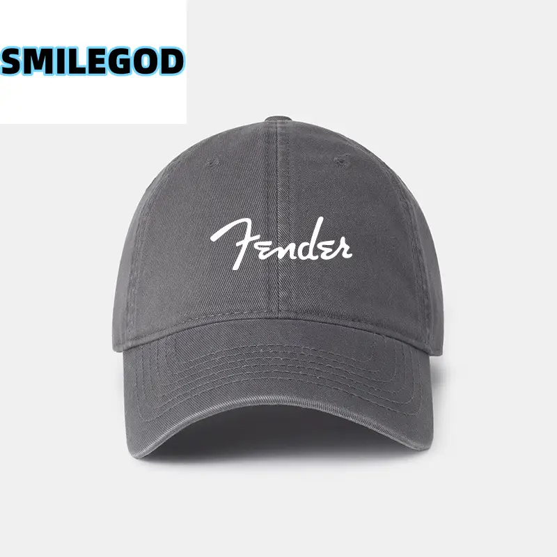 Fender Electric Guitar Hat Black Unisex Sunshade Cap - Image 25