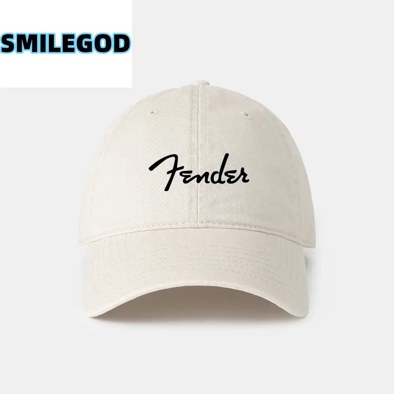 Fender Electric Guitar Hat Black Unisex Sunshade Cap - Image 26