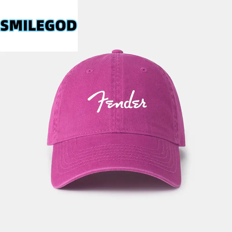 Fender Electric Guitar Hat Black Unisex Sunshade Cap - Image 28