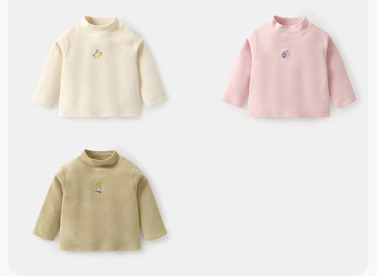 Baby Fleece Lined Base Layer Shirt for Boys Winter Warm Top — feature 25