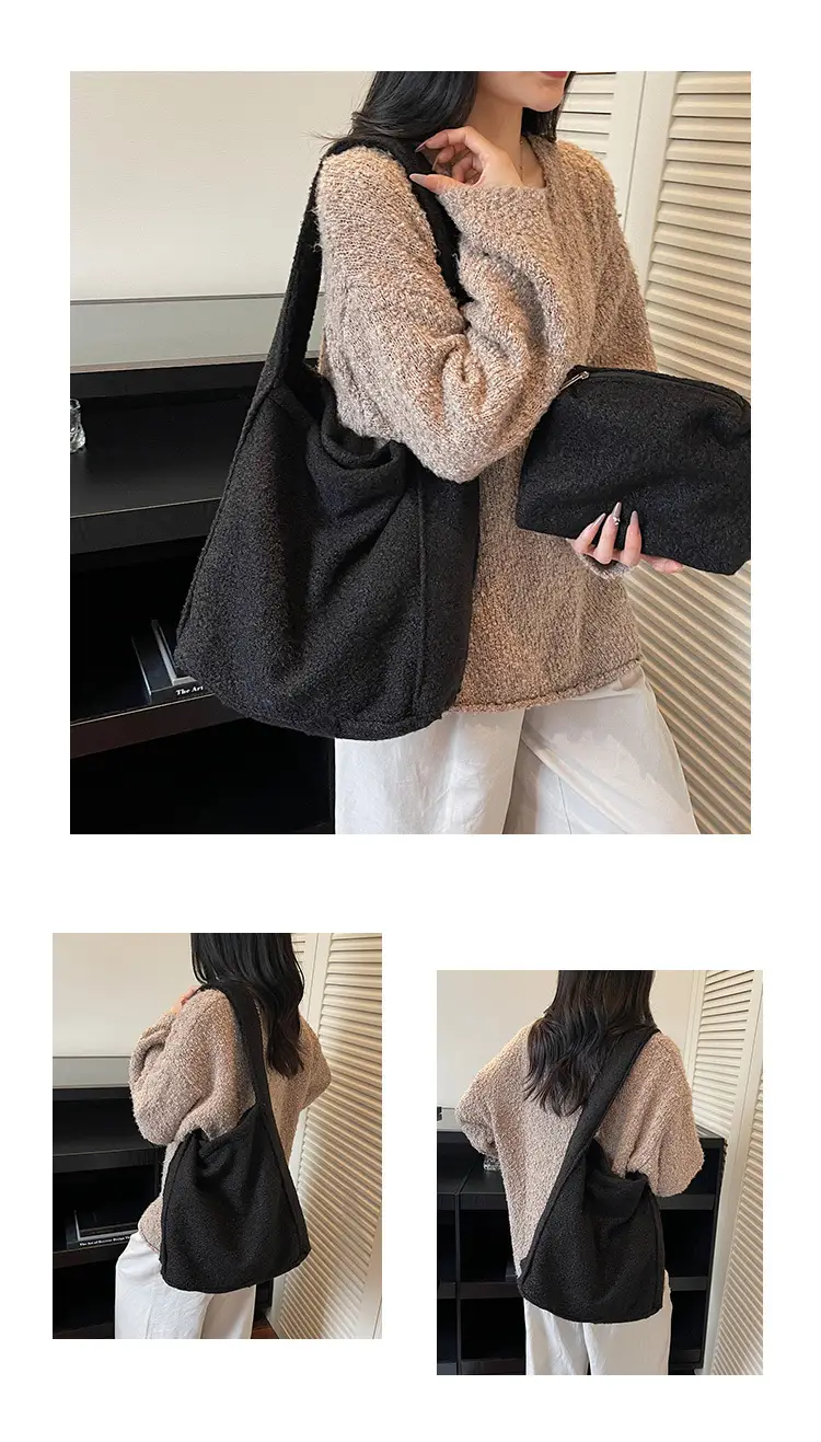 Korean Textured Commuter Bag Women Brown 2025 — feature 11