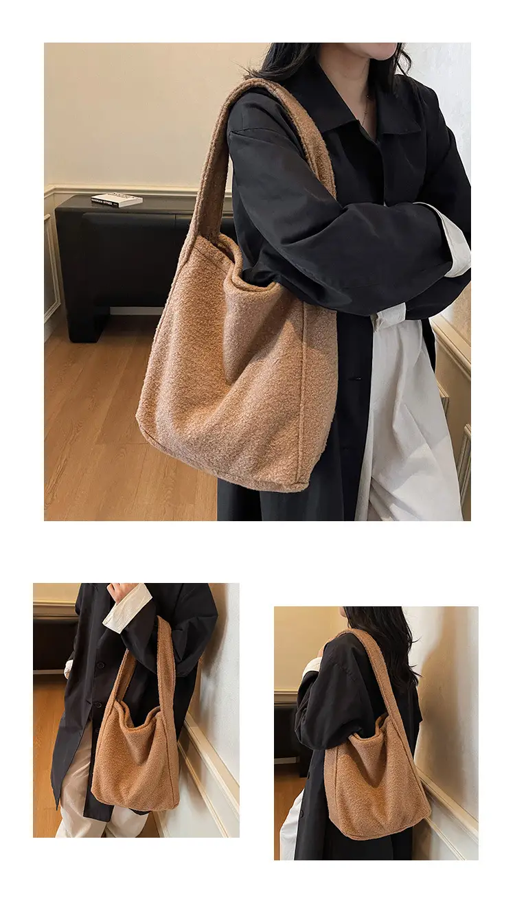 Korean Textured Commuter Bag Women Brown 2025 — feature 12