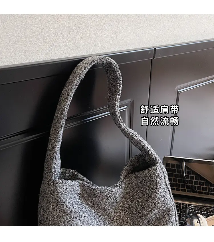 Korean Textured Commuter Bag Women Brown 2025 — feature 6