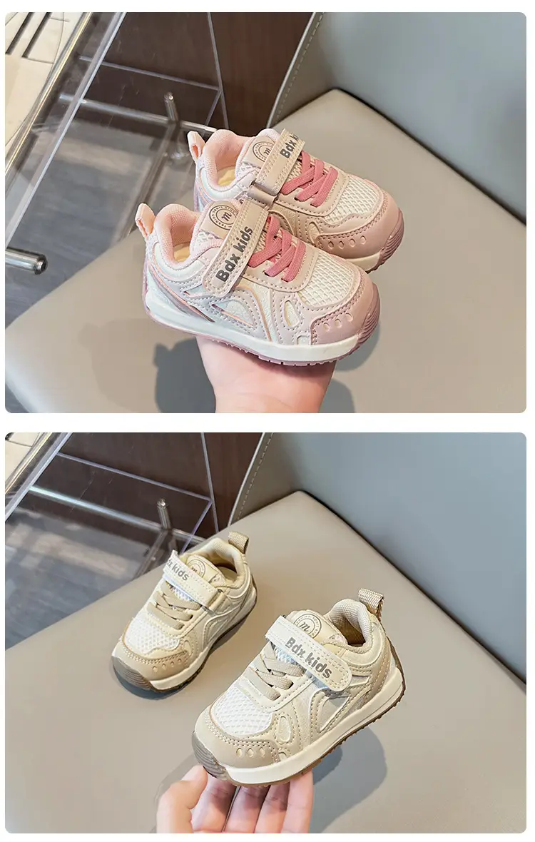 Baby Toddler Shoes, Boys' Shoes, Spring & Fall Soft-Soled Non-Slip Shoes for Girls Aged 0 to 1-3 Years Old, Breathable Functional Sports Shoes — feature 12