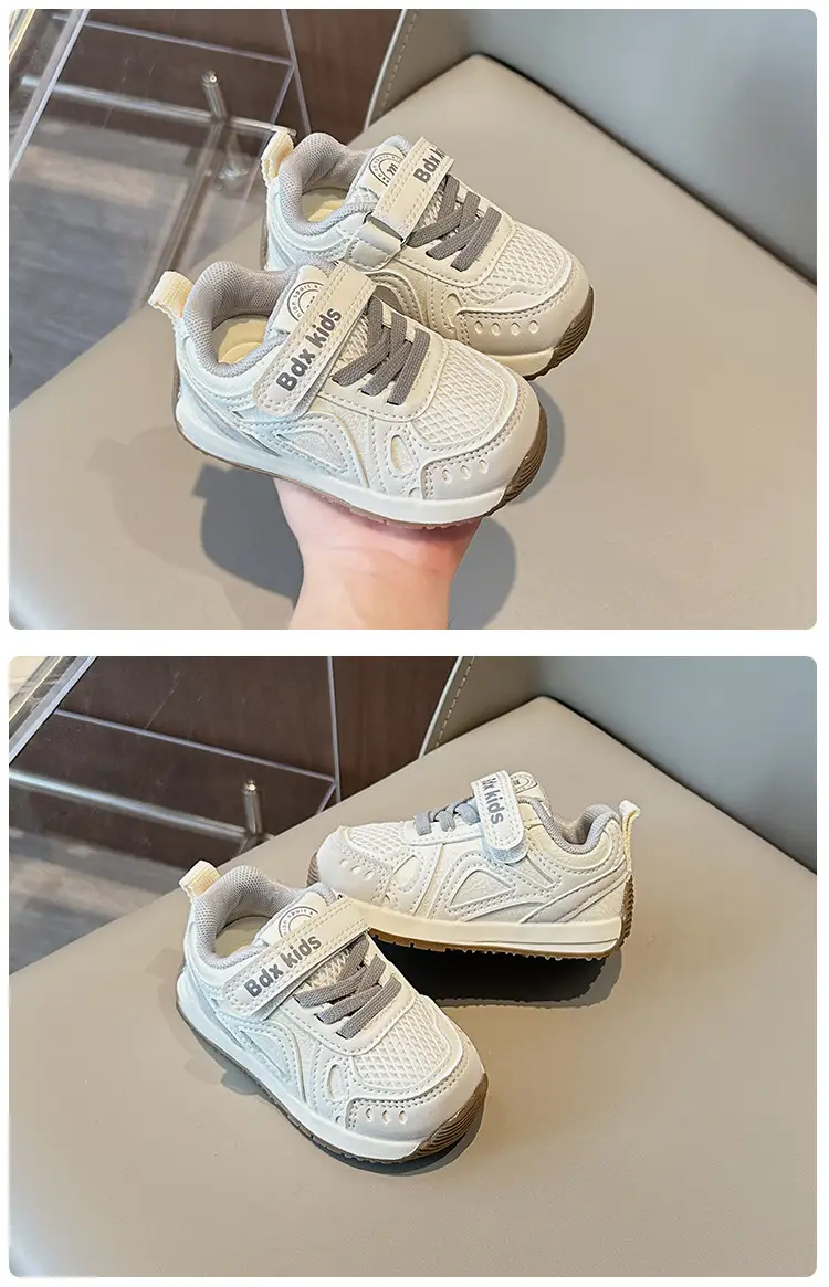 Baby Toddler Shoes, Boys' Shoes, Spring & Fall Soft-Soled Non-Slip Shoes for Girls Aged 0 to 1-3 Years Old, Breathable Functional Sports Shoes — feature 9