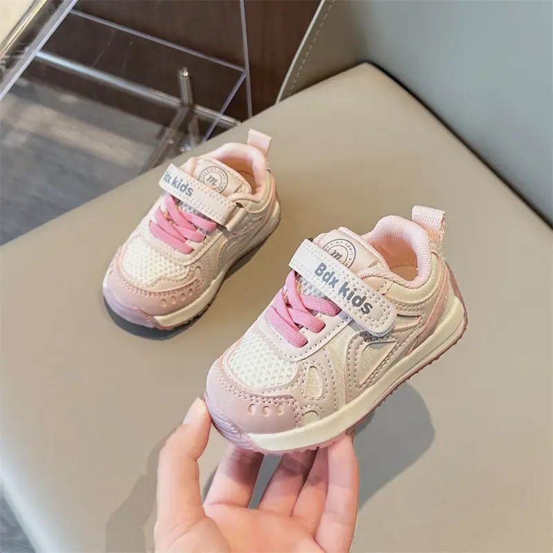 Baby Toddler Shoes, Boys' Shoes, Spring & Fall Soft-Soled Non-Slip Shoes for Girls Aged 0 to 1-3 Years Old, Breathable Functional Sports Shoes - Image 2