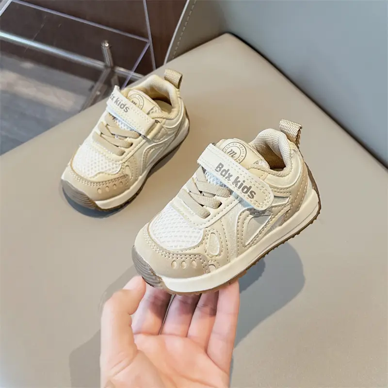 Baby Toddler Shoes, Boys' Shoes, Spring & Fall Soft-Soled Non-Slip Shoes for Girls Aged 0 to 1-3 Years Old, Breathable Functional Sports Shoes - Image 3