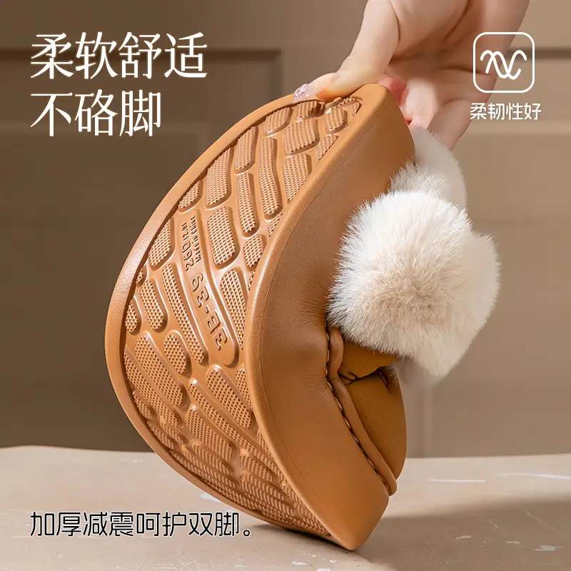 Women Baotou Cotton Slippers Warm Winter Non-Slip - Image 14