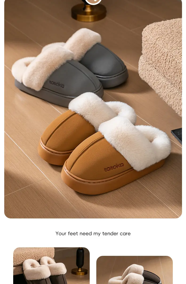 Women Baotou Cotton Slippers Warm Winter Non-Slip — feature 12