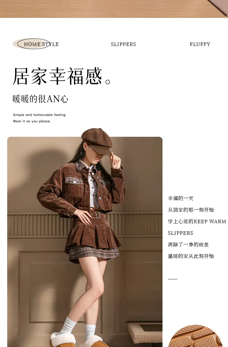 Women Baotou Cotton Slippers Warm Winter Non-Slip — feature 2