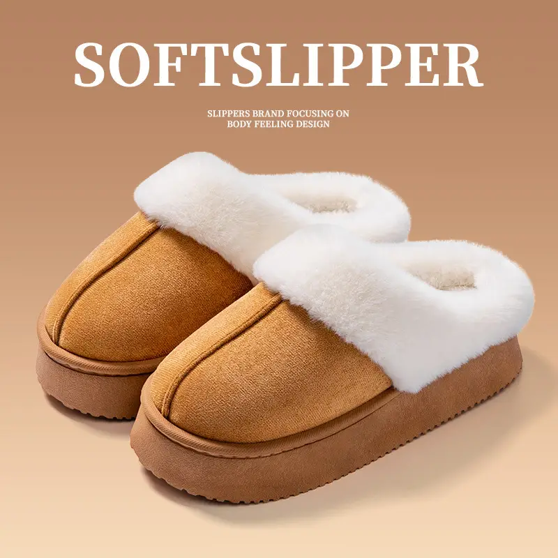 Women Baotou Cotton Slippers Warm Winter Non-Slip - Image 6
