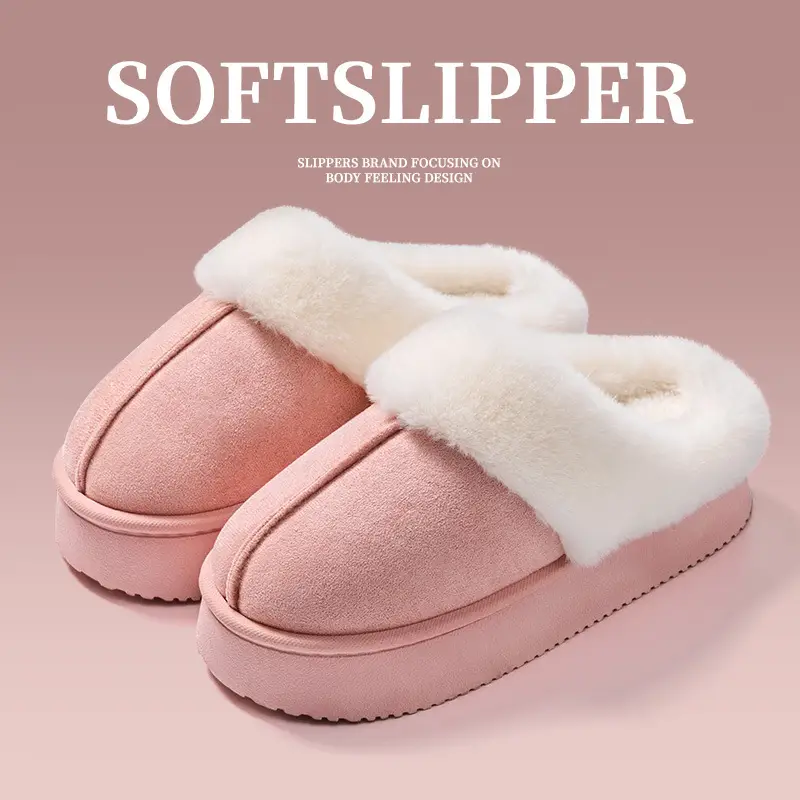 Women Baotou Cotton Slippers Warm Winter Non-Slip - Image 7