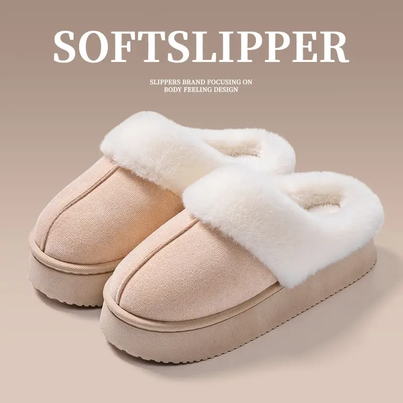 Women Baotou Cotton Slippers Warm Winter Non-Slip - Image 8