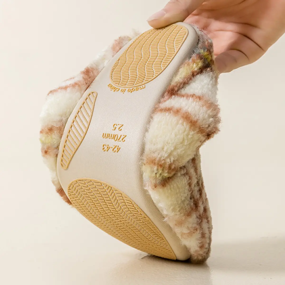 Japanese-Style Silent Floor Cotton Slippers for Men Women Winter - Image 8