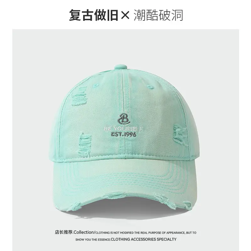Black Embroidered Baseball Cap Large Head - Image 2