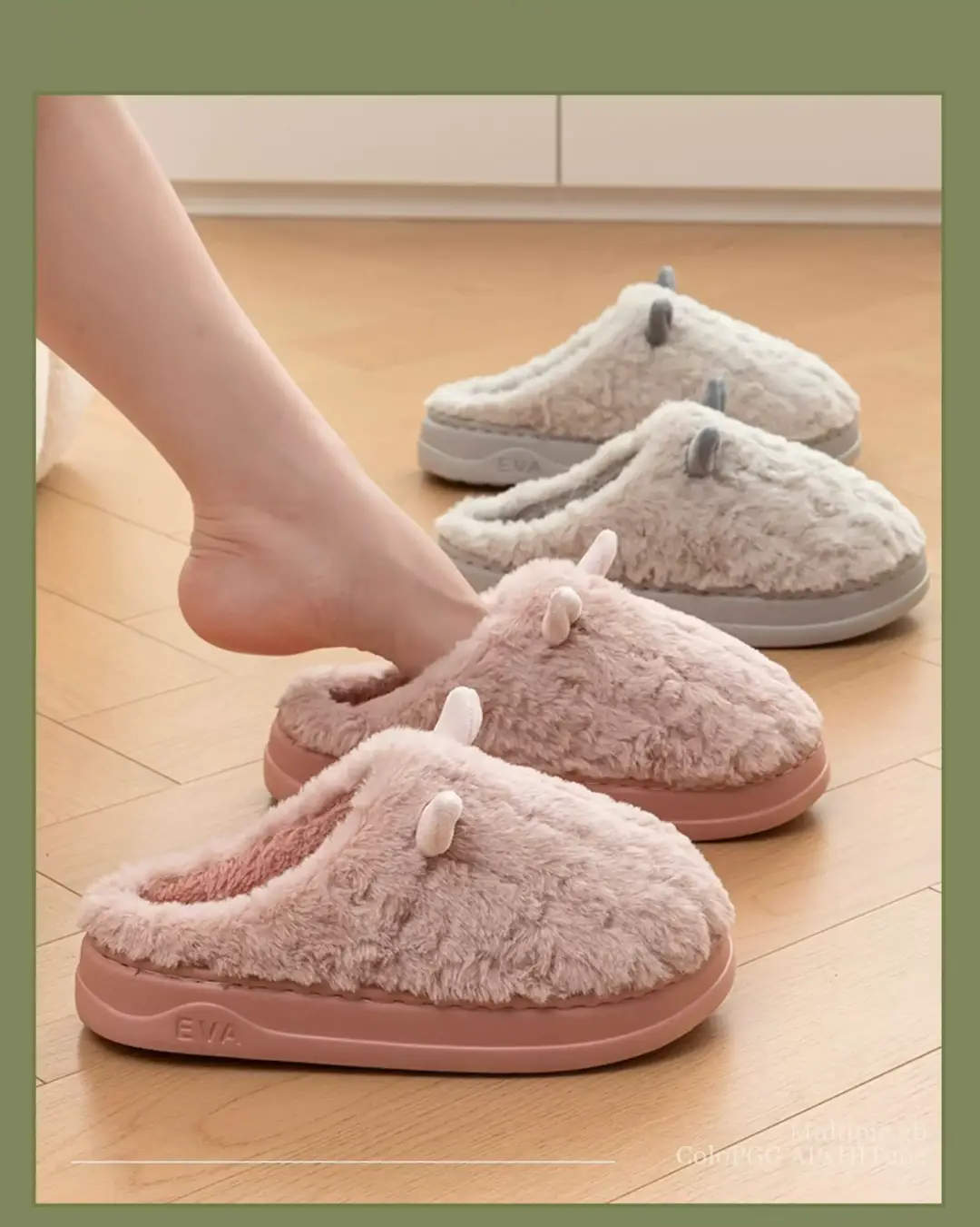 2025 New Cotton Slippers Plush Warm Confinement Shoes for Women Autumn and Winter Indoor Home Shoes with a Stepping-On-Clouds Feel for Men — feature 12