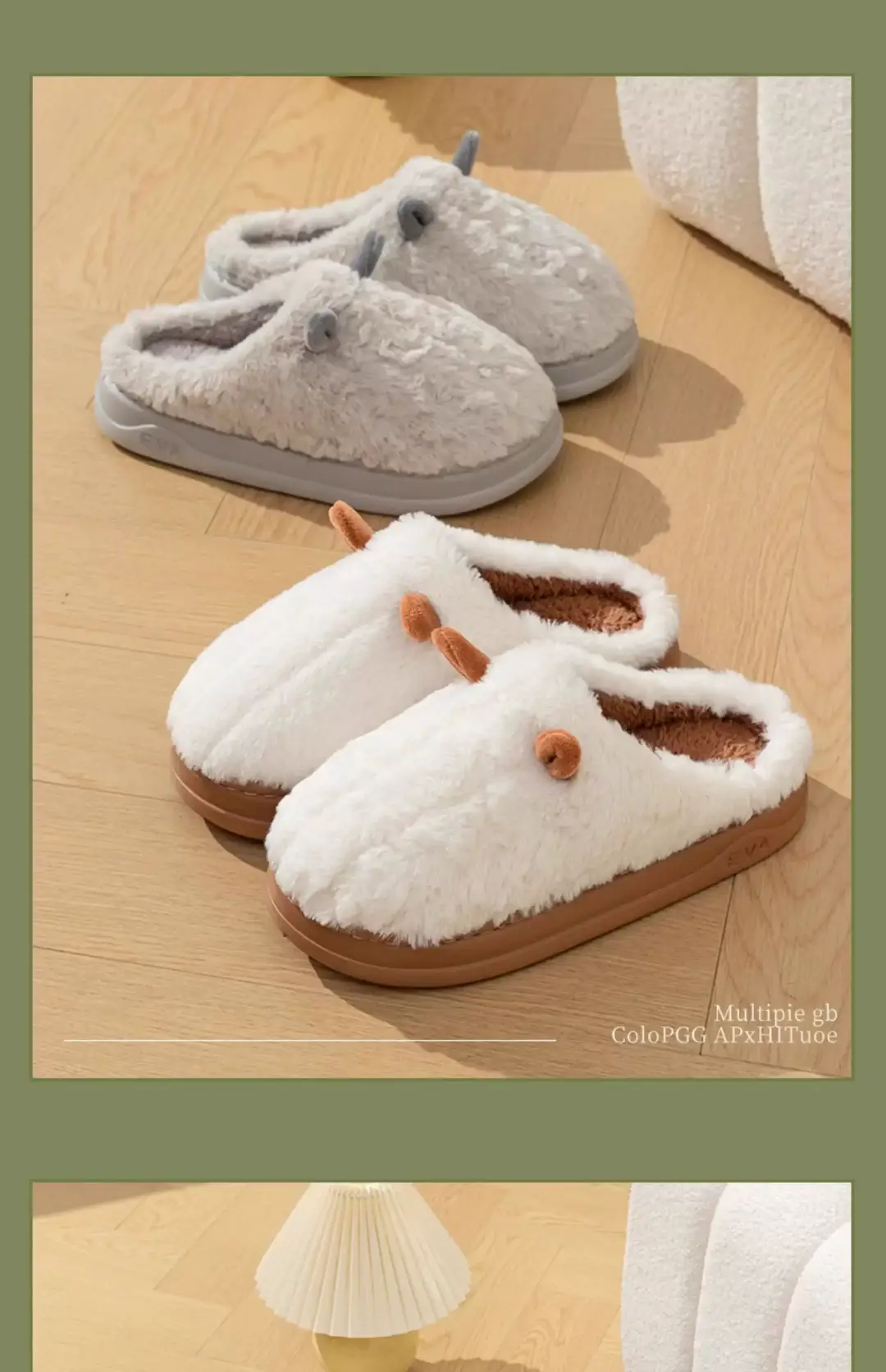 2025 New Cotton Slippers Plush Warm Confinement Shoes for Women Autumn and Winter Indoor Home Shoes with a Stepping-On-Clouds Feel for Men — feature 13