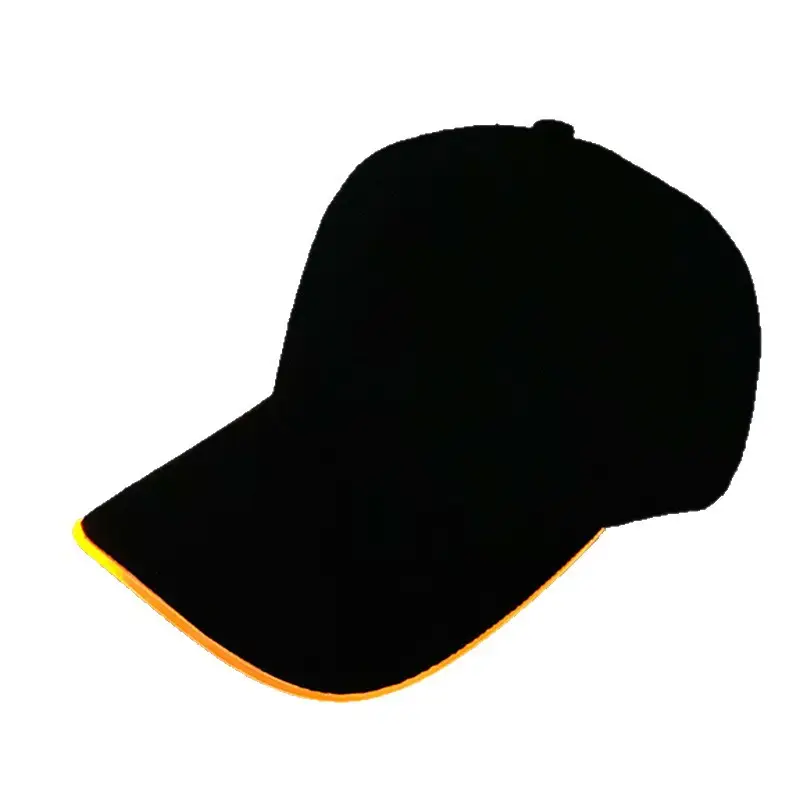 Black LED Night Running Cap with Purple Light - Image 10