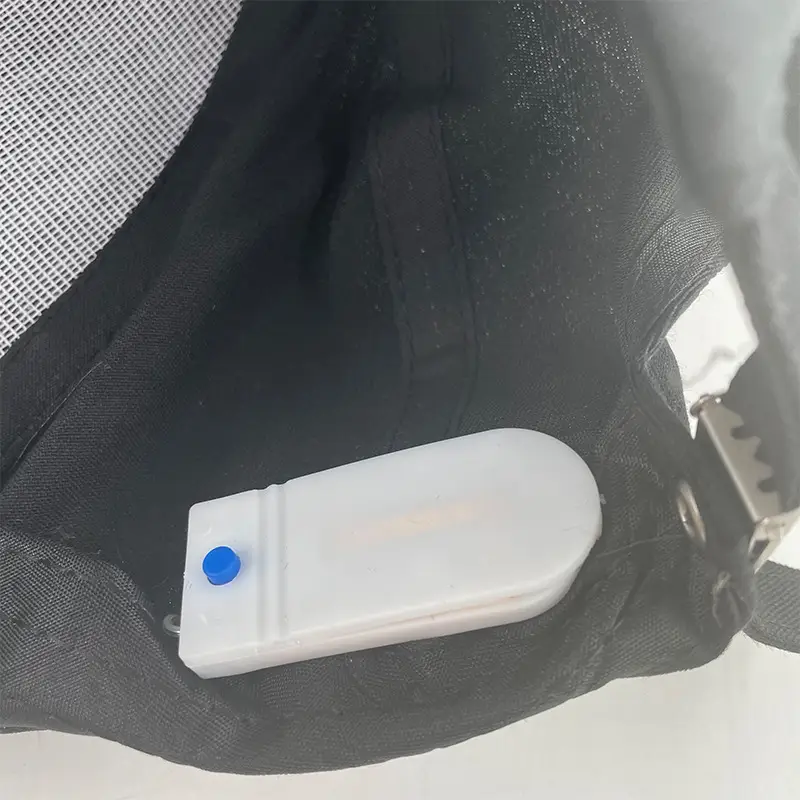 Black LED Night Running Cap with Purple Light — feature 13