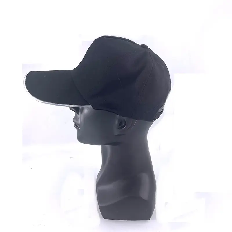 Black LED Night Running Cap with Purple Light — feature 14