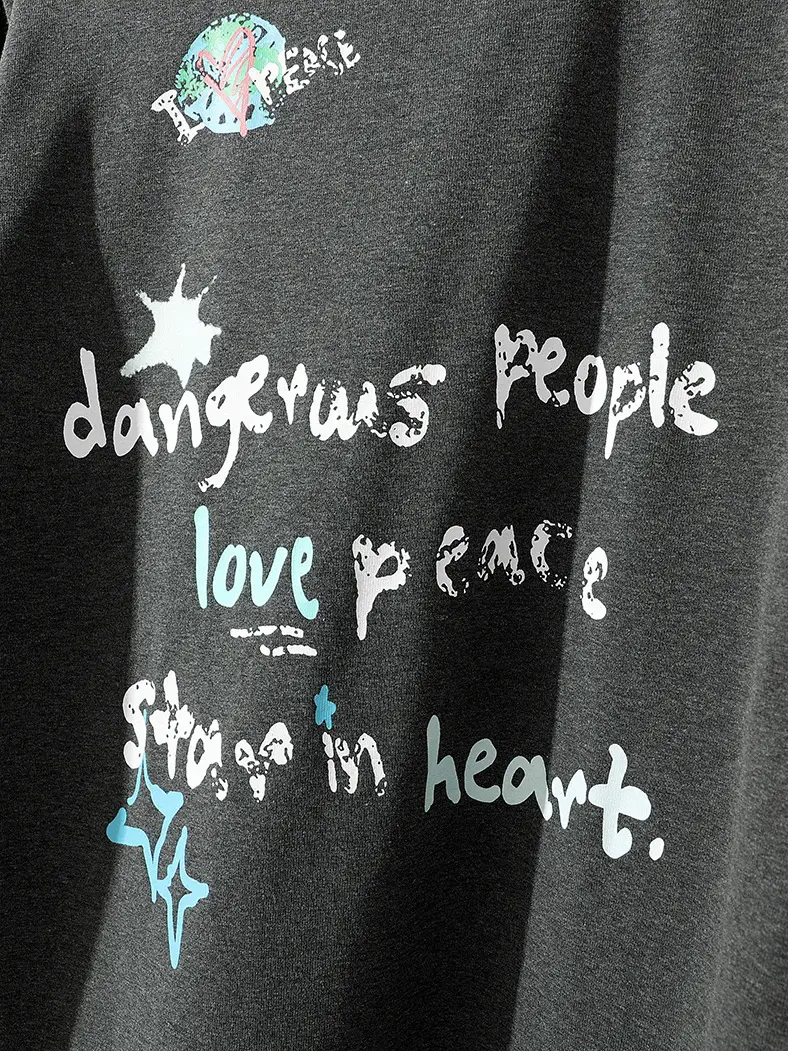 Kids Korean Style Long Sleeve Printed T-Shirt Green - Image 7