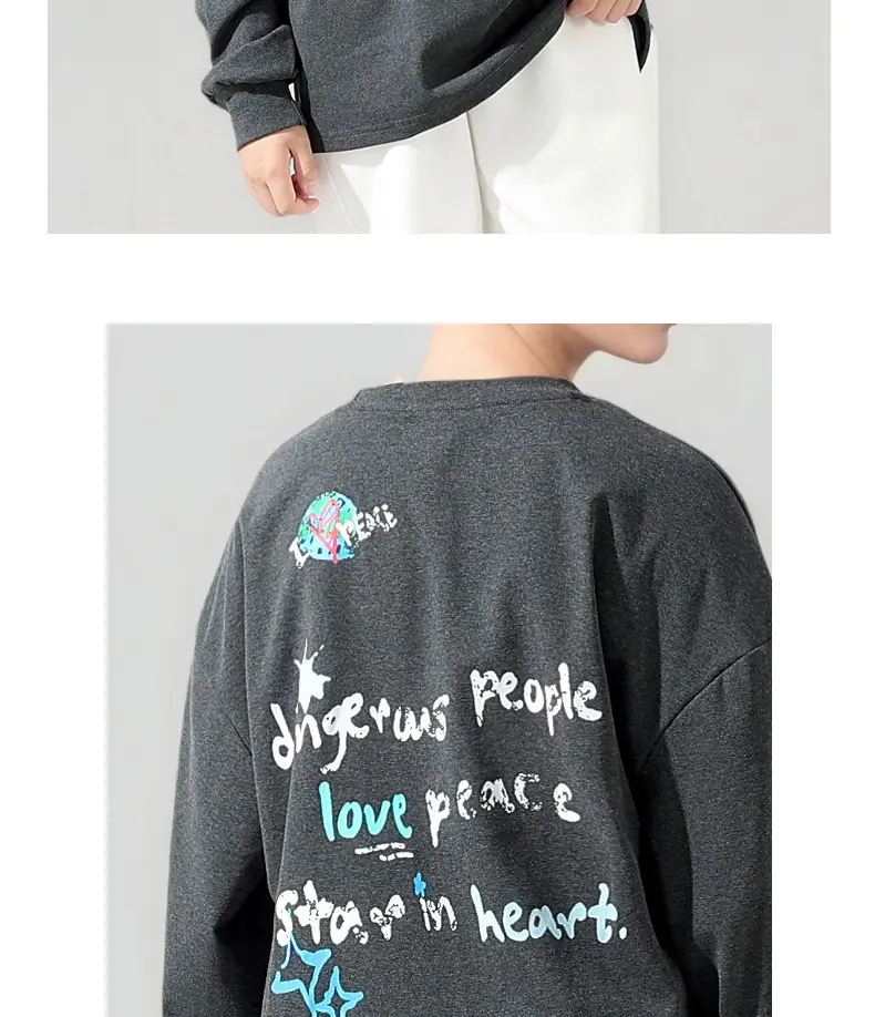 Kids Korean Style Long Sleeve Printed T-Shirt Green — feature 7