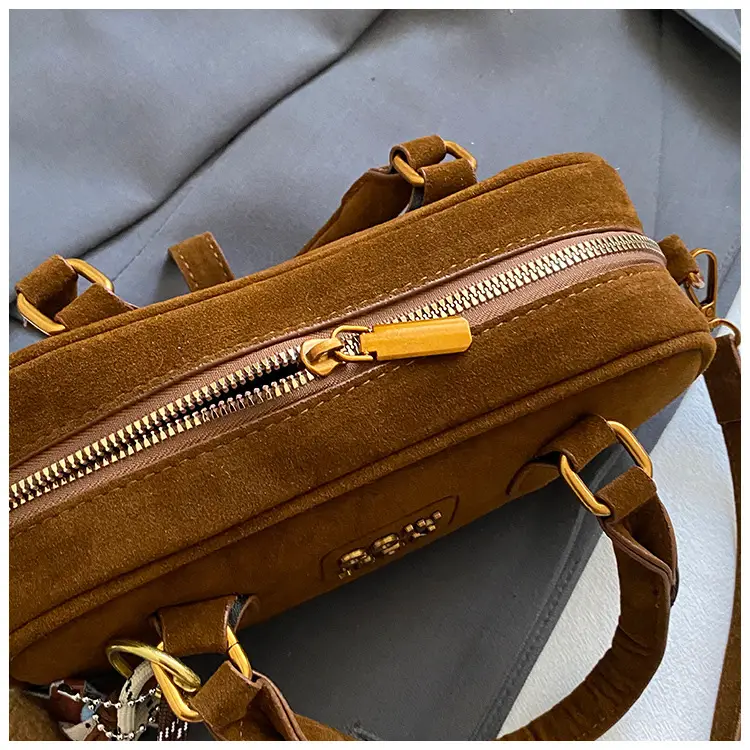 Frosted Women's Shoulder Crossbody Bag with Pendant — feature 25