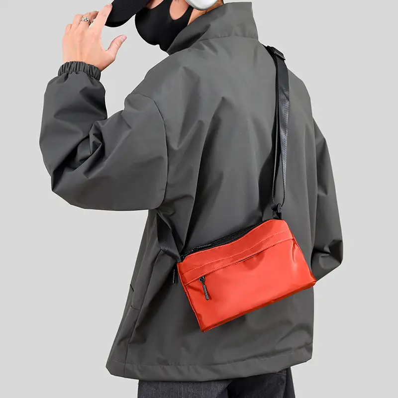 Men's Crossbody Bag Canvas Waterproof Large Capacity - Image 8