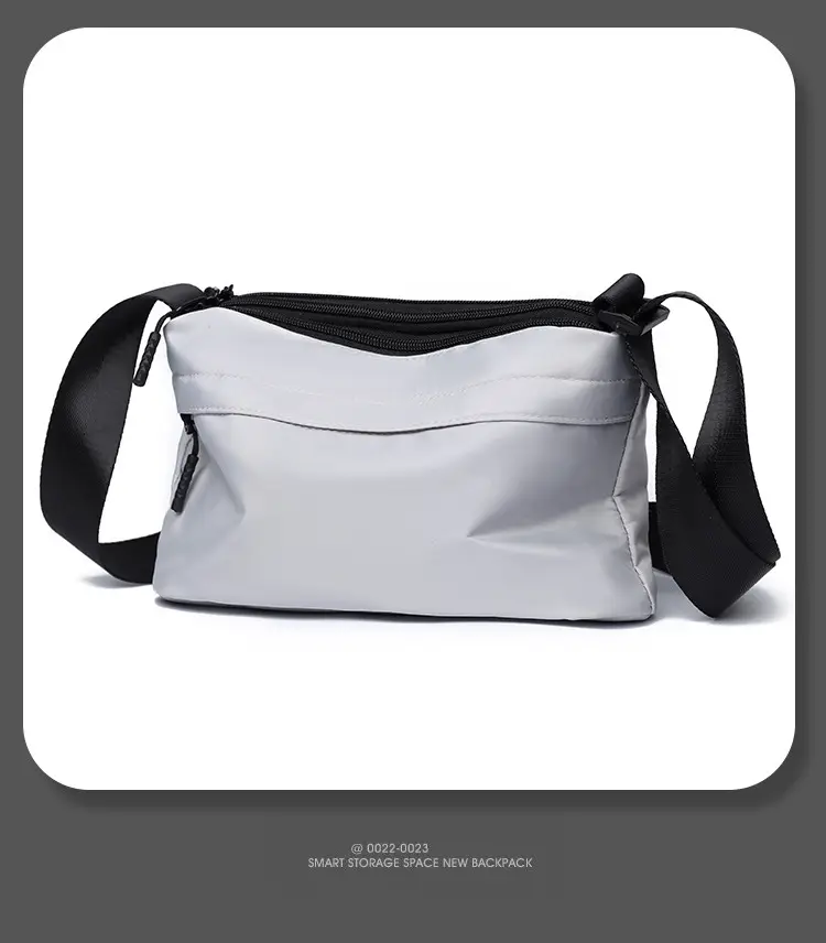 Men's Crossbody Bag Canvas Waterproof Large Capacity — feature 15
