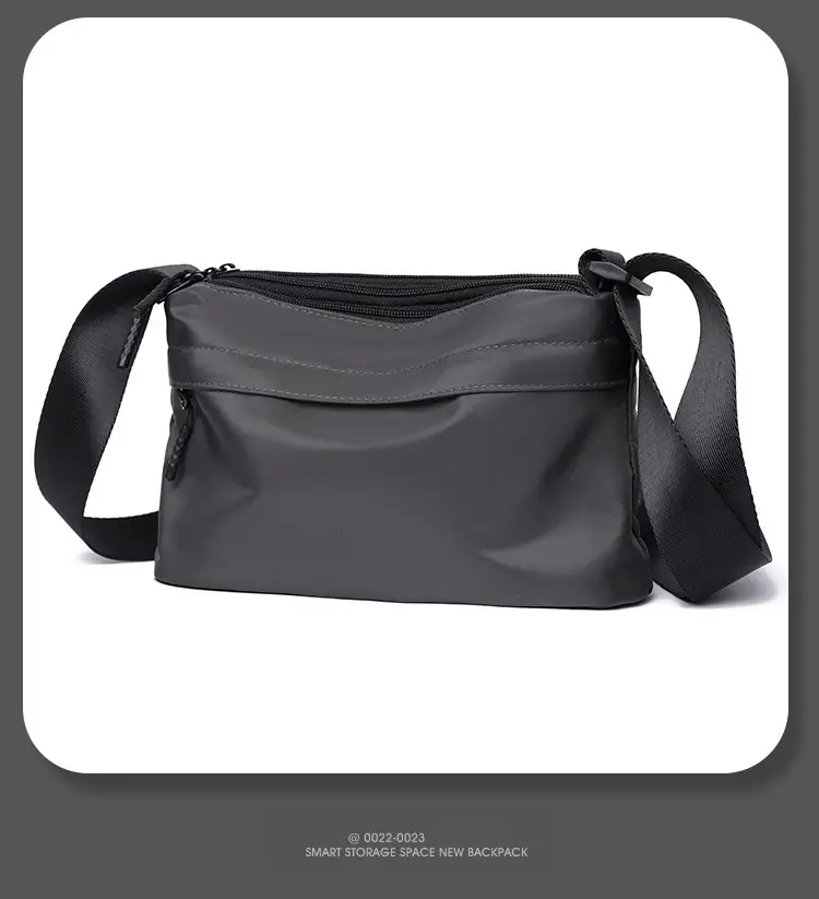 Men's Crossbody Bag Canvas Waterproof Large Capacity — feature 18