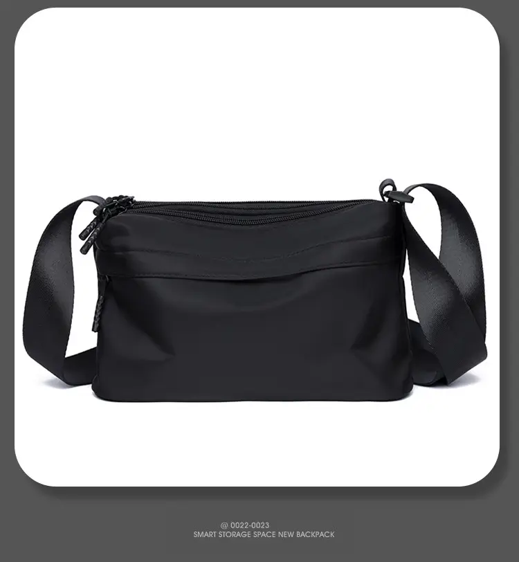 Men's Crossbody Bag Canvas Waterproof Large Capacity — feature 19