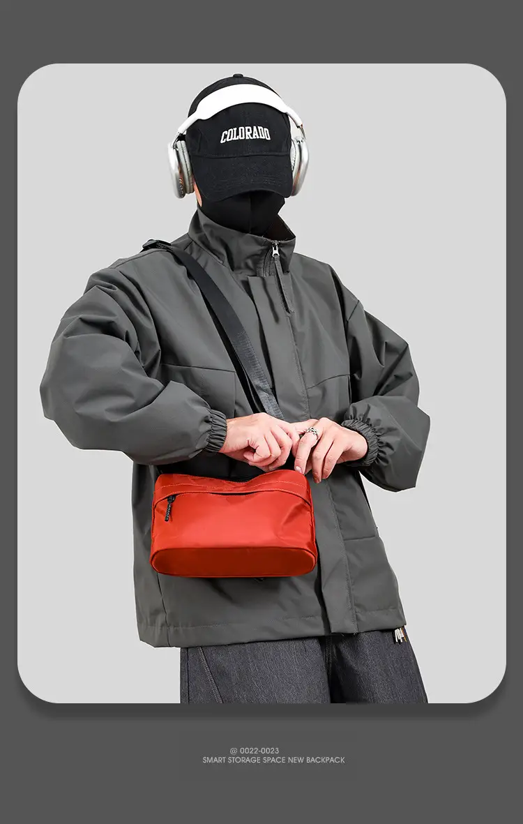 Men's Crossbody Bag Canvas Waterproof Large Capacity — feature 29