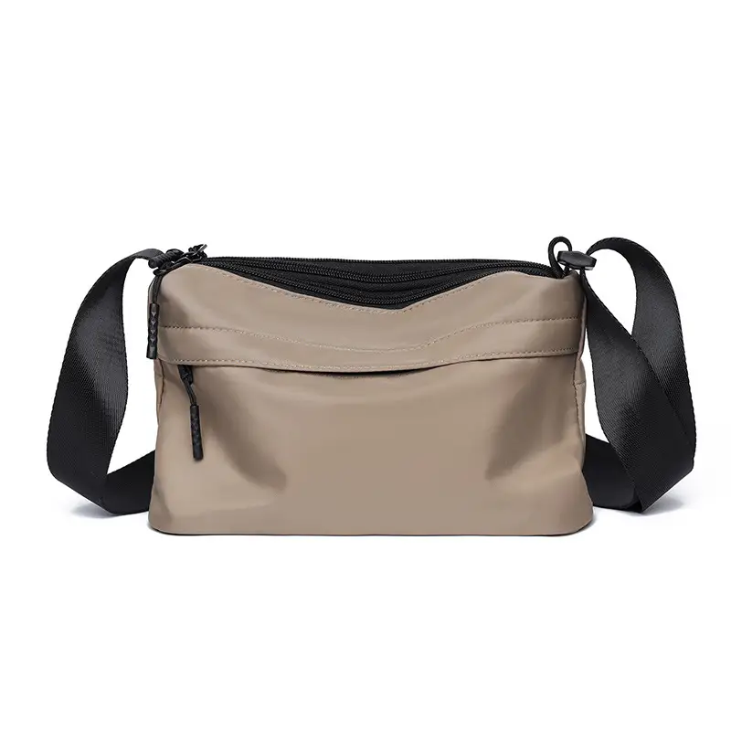 Men's Crossbody Bag Canvas Waterproof Large Capacity - Image 2