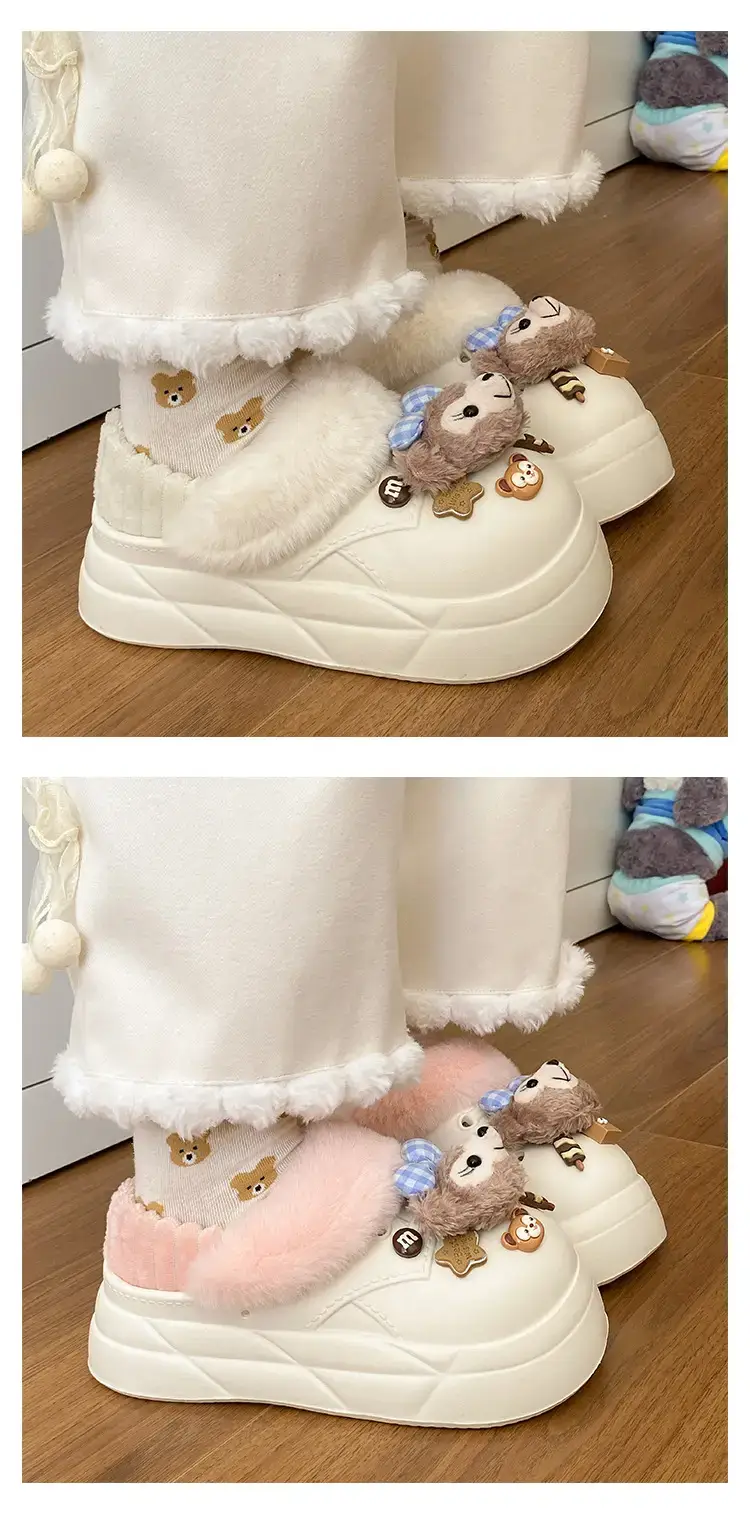 Cute Cartoon Winter Slippers for Girls — feature 13