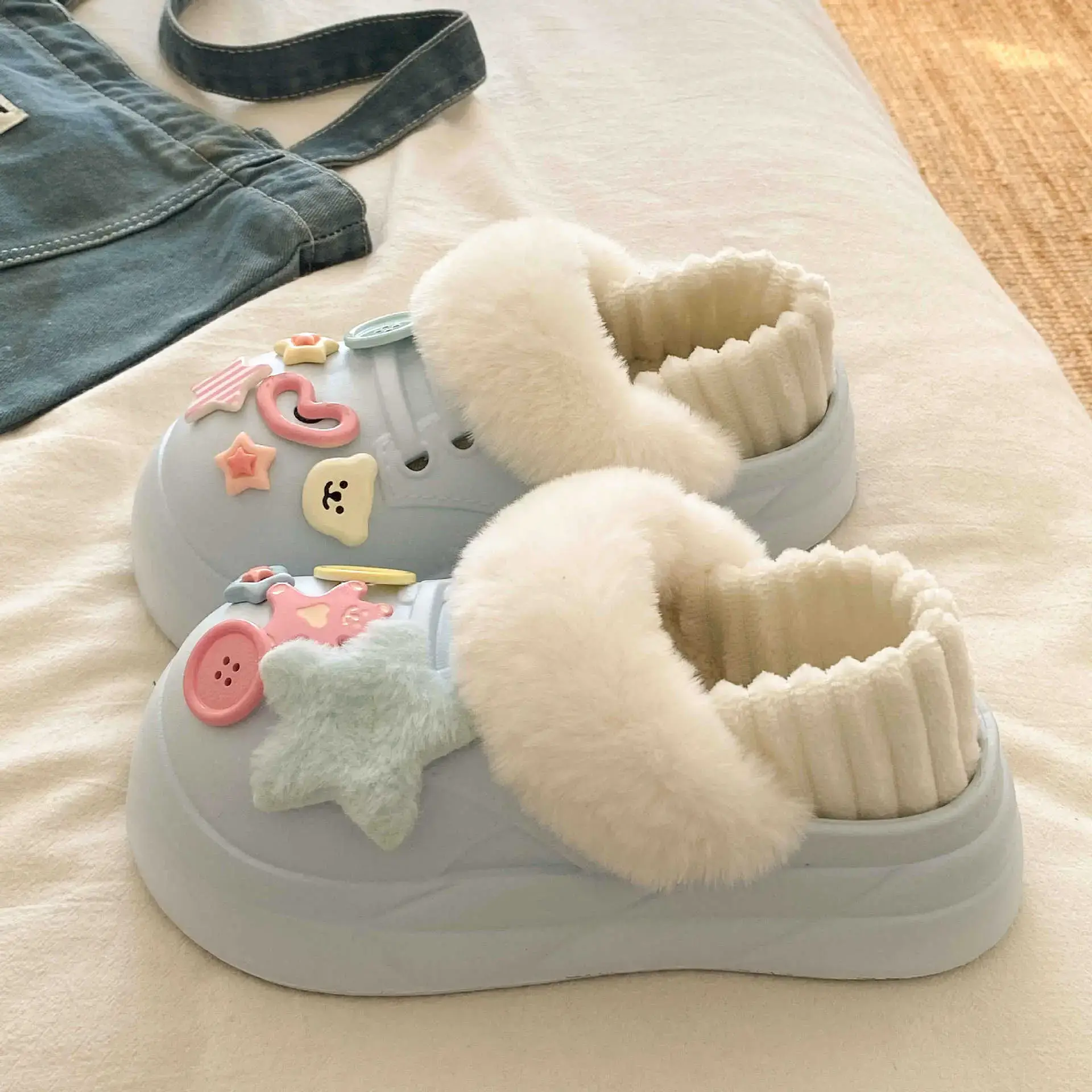 Cute Cartoon Winter Slippers for Girls - Image 22