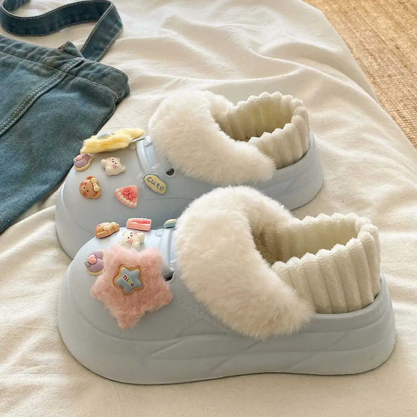 Cute Cartoon Winter Slippers for Girls - Image 43
