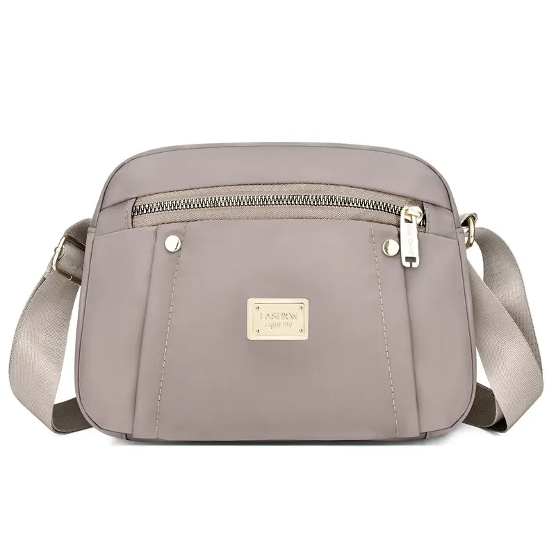 Lightweight Water-Repellent Nylon Shoulder Bag for Women - Image 11