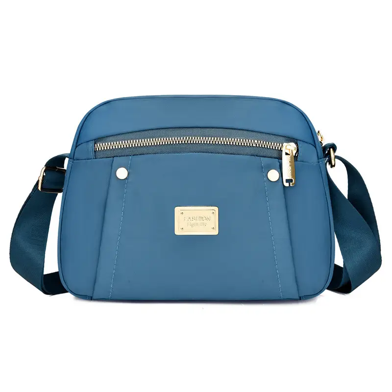 Lightweight Water-Repellent Nylon Shoulder Bag for Women - Image 6